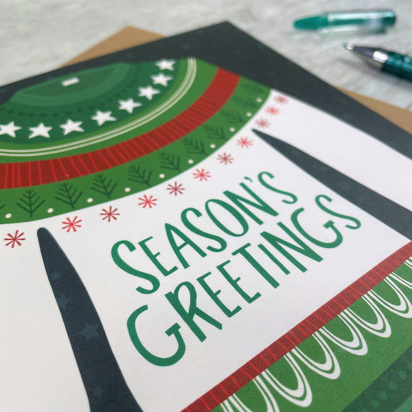 'Season's Greetings' Christmas Greeting Card