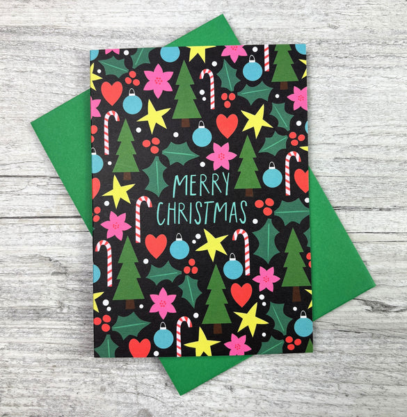 NEW 'Merry Christmas' Icon Christmas Greeting Card