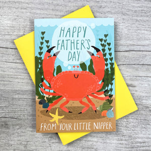 'Happy Father's Day, From Your Little Nipper' Greeting Card