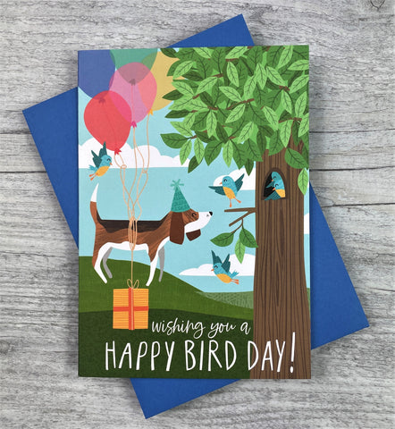 'Wishing You a Happy Bird Day' Greeting Card