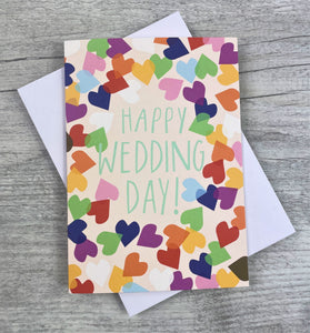 'Happy Wedding Day' Greeting Card
