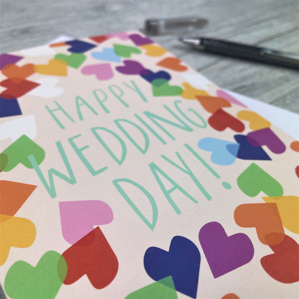 'Happy Wedding Day' Greeting Card