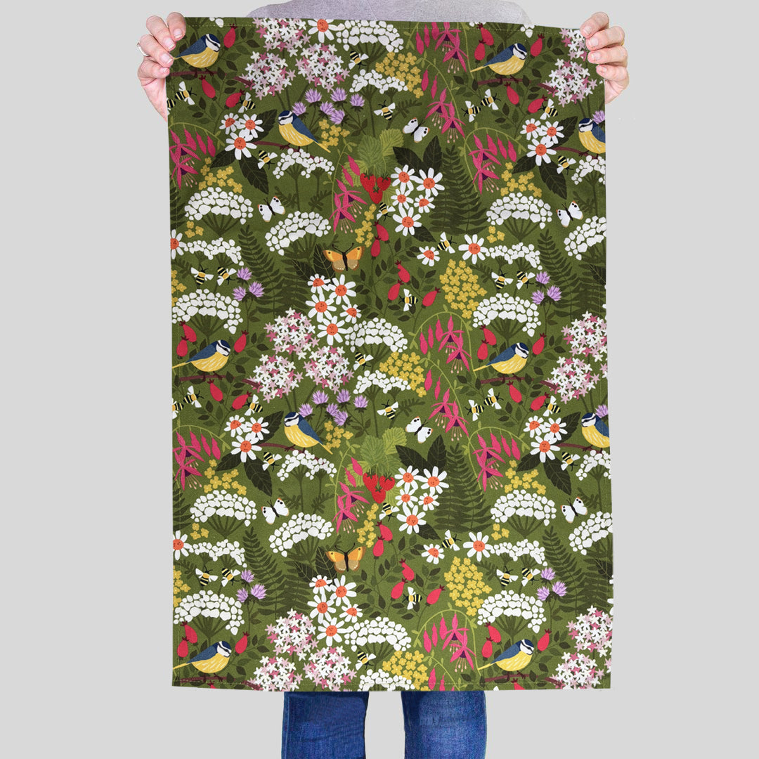 NEW 'Hedgerow' Tea Towel