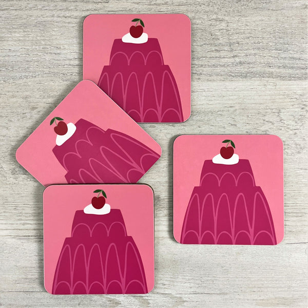 'Pink Jelly' Coaster