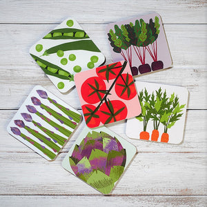 Vegetable Patch Coasters