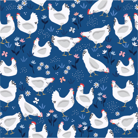 Sussex Hens Tea Towel