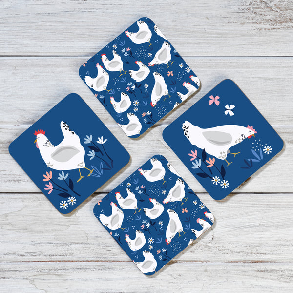 Sussex Hens Coasters