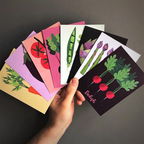 Vegetable Patch Postcard Set