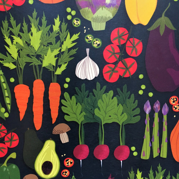 Vegetable Patch Kitchen Board