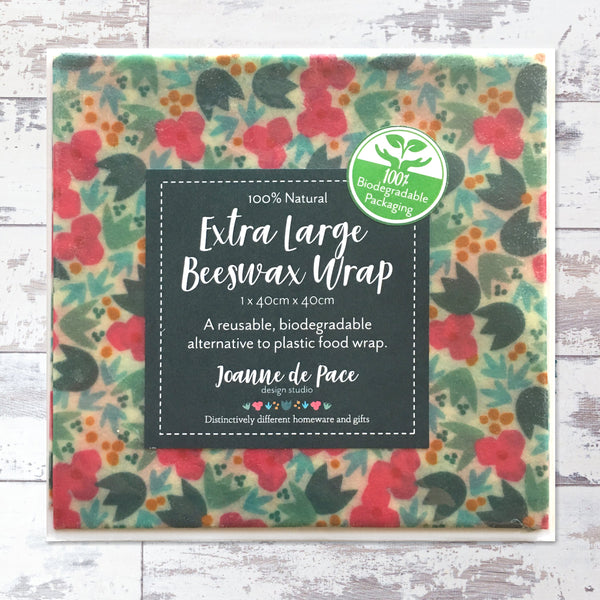 Blossom Pattern Extra Large Beeswax Wrap