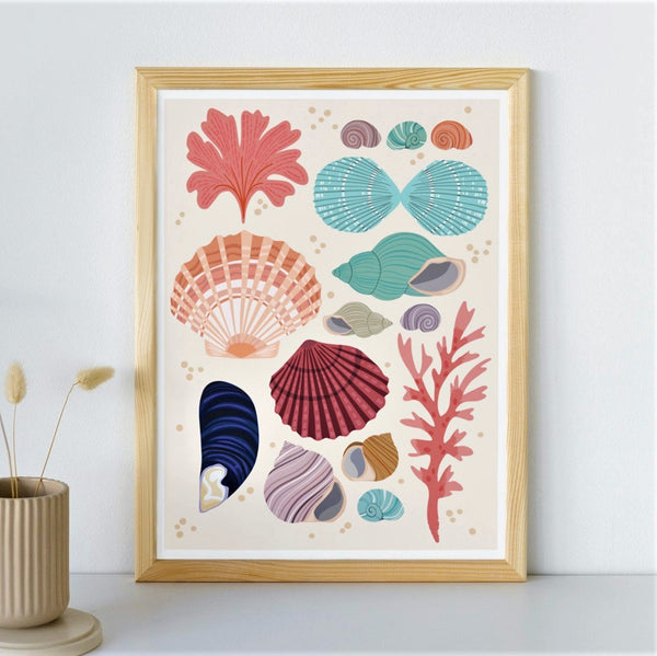 'Seashells' Art Print